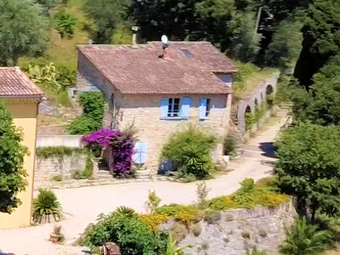 Le Mas. drone view.